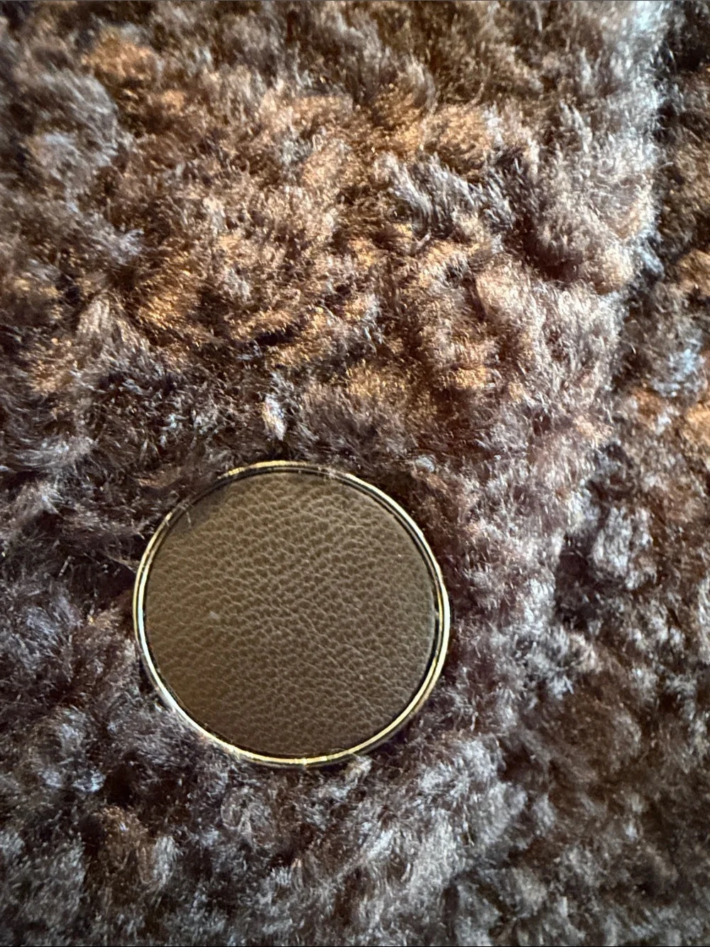 Elie Tahari Boucle Teddy Coat Rich Dark Chocolate M